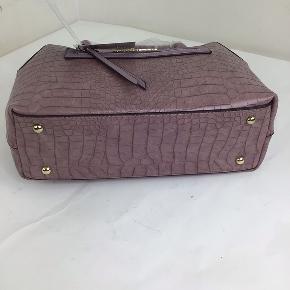 ADRIENNE VITTADINI | Croco Satchel Lilac - Picture 8 of 15